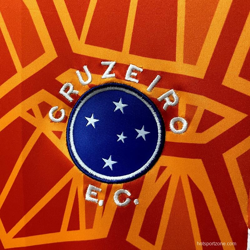 22/23 Cruzeiro Goalkeeper Orange Jersey