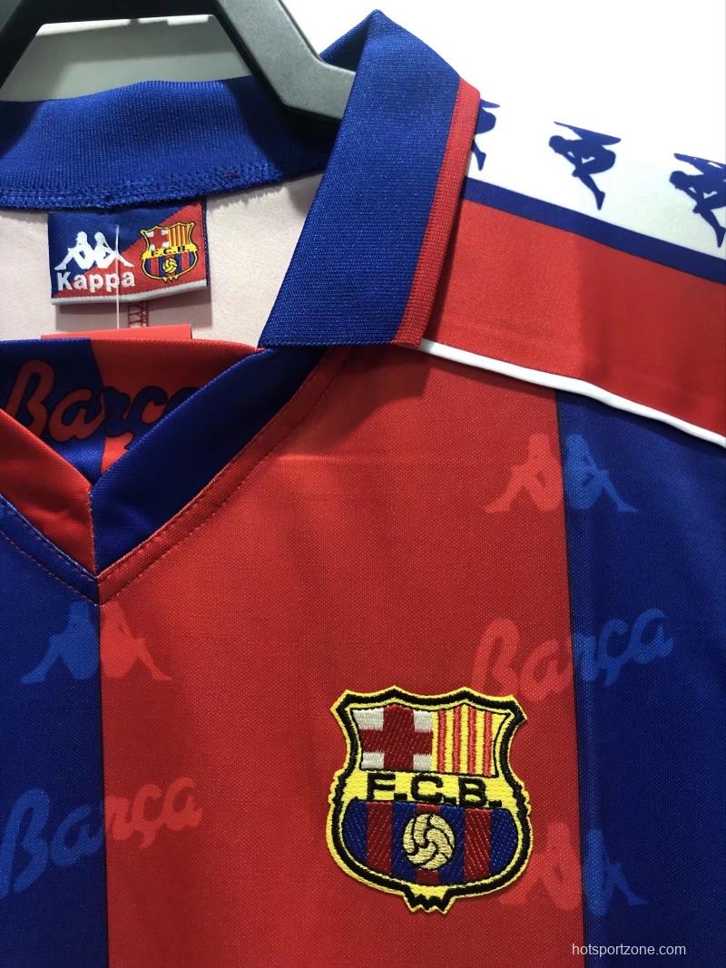 Retro 92/95 Barcelona Home Soccer Jersey