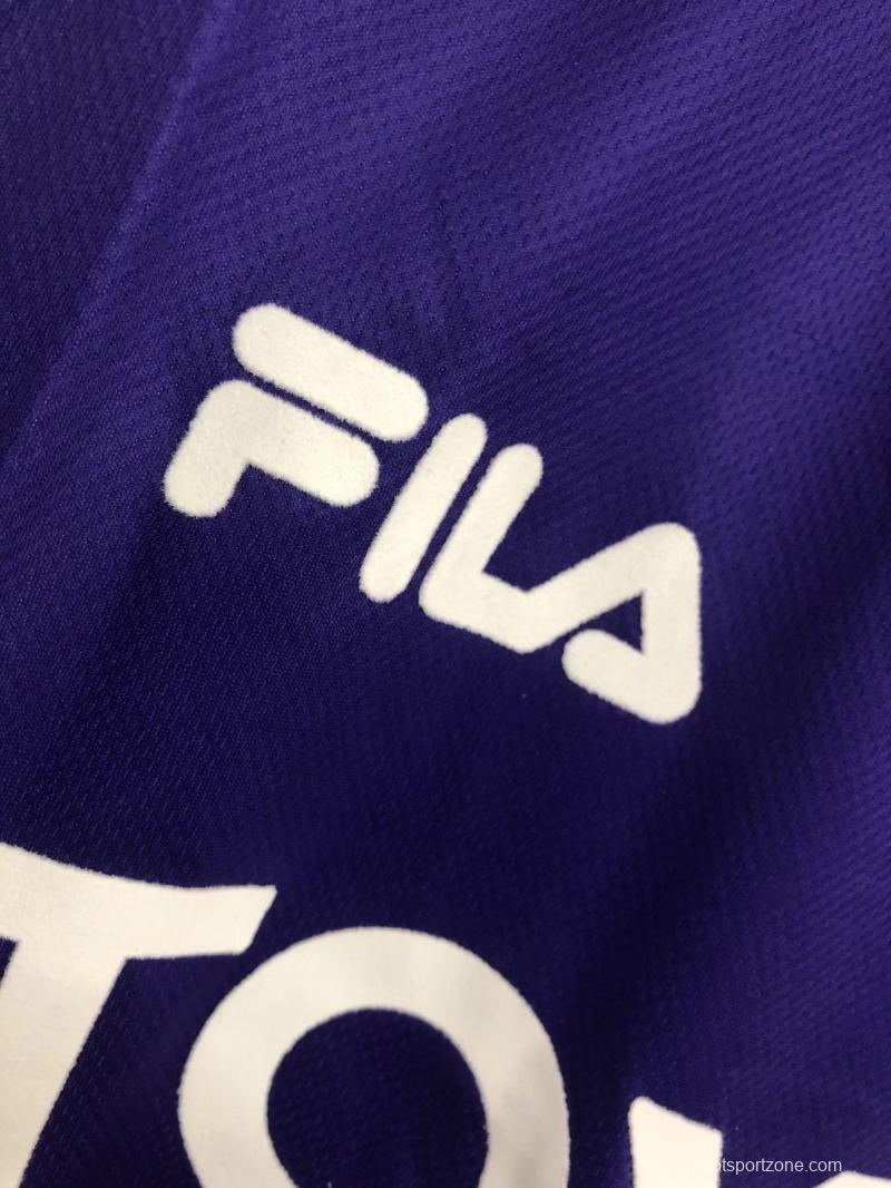 Retro 99/00 Fiorentina Home Soccer Jersey