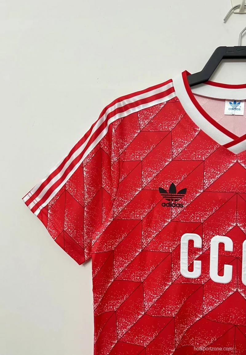 Retro 88/89 USSR Home Soccer Jersey