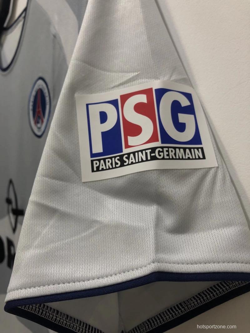 Retro 01/02 PSG Away Soccer Jersey