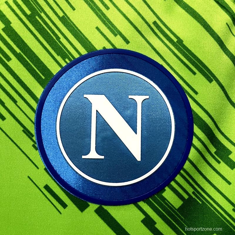 22/23 Napoli Green Goalkeeper Jersey