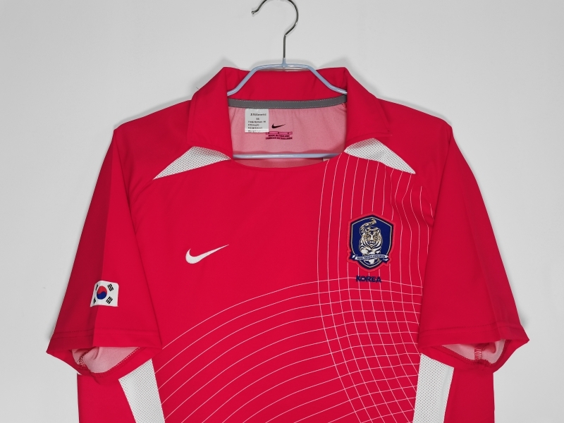 Retro 2002 Korea Home Soccer Jersey