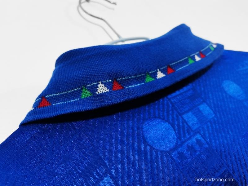 Retro 1994 Italy Home Soccer Jersey