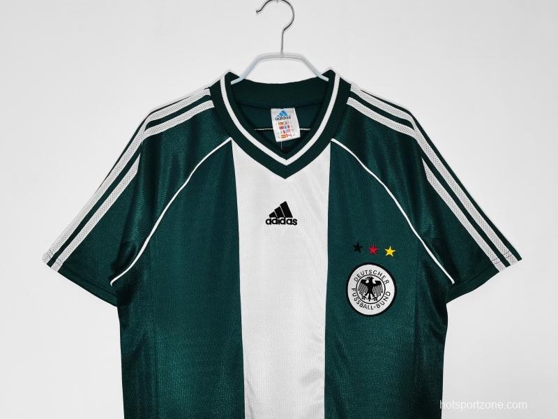 Retro 1998 Germany Away Soccer Jersey
