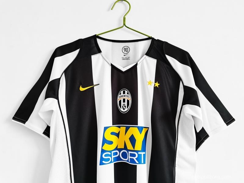 Retro 2004/05 Juventus Home Soccer Jersey