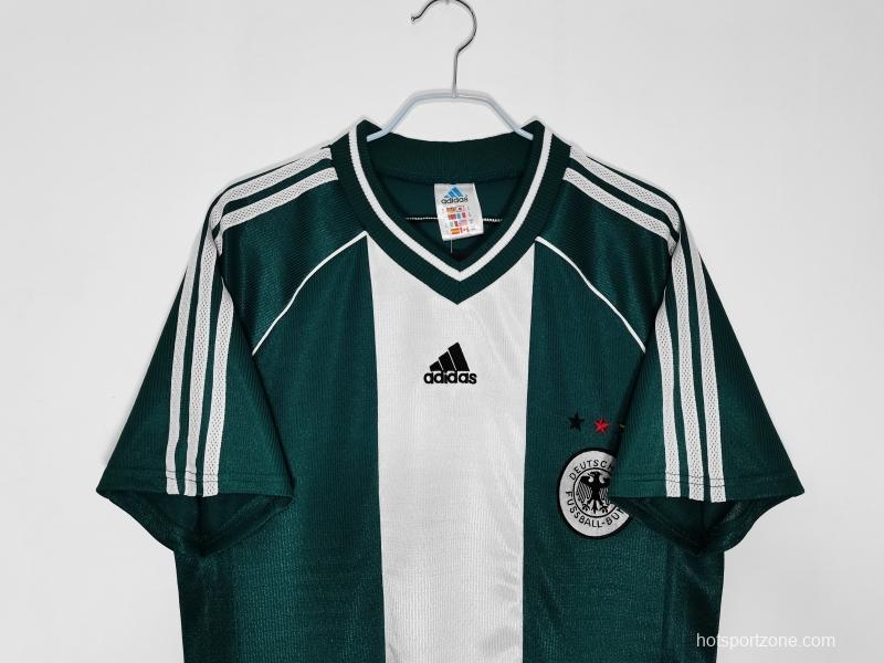 Retro 1998 Germany Away Soccer Jersey