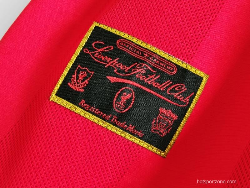 Retro 1995/96 Liverpool Home Soccer Jersey