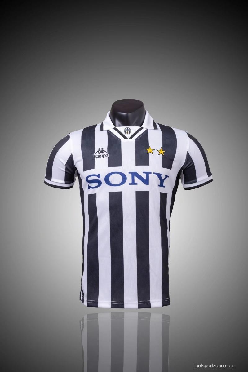 RETRO 95/97 Juventus Home Soccer Jersey