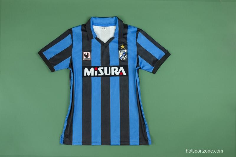 RETRO 88/90 Inter Milan Home Soccer Jersey