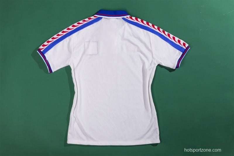 Retro 1996 Czech Republic  Away Soccer Jersey