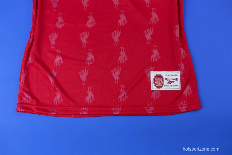 Retro 96/98 Liverpool Home Soccer Jersey