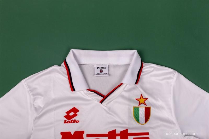 RETRO 93/94 AC Milan Away Soccer Jersey