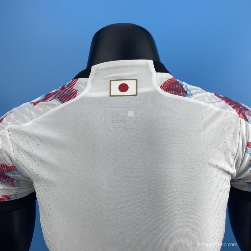 Player Version 2022 Japan Away World Cup Soccer Jersey
