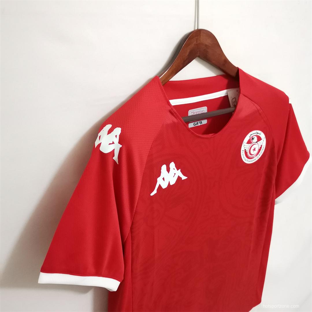 2022 Tunisia Home Soccer Jersey