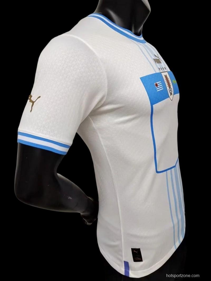 Player Version 2022 Uruguay Home Soccer Jersey