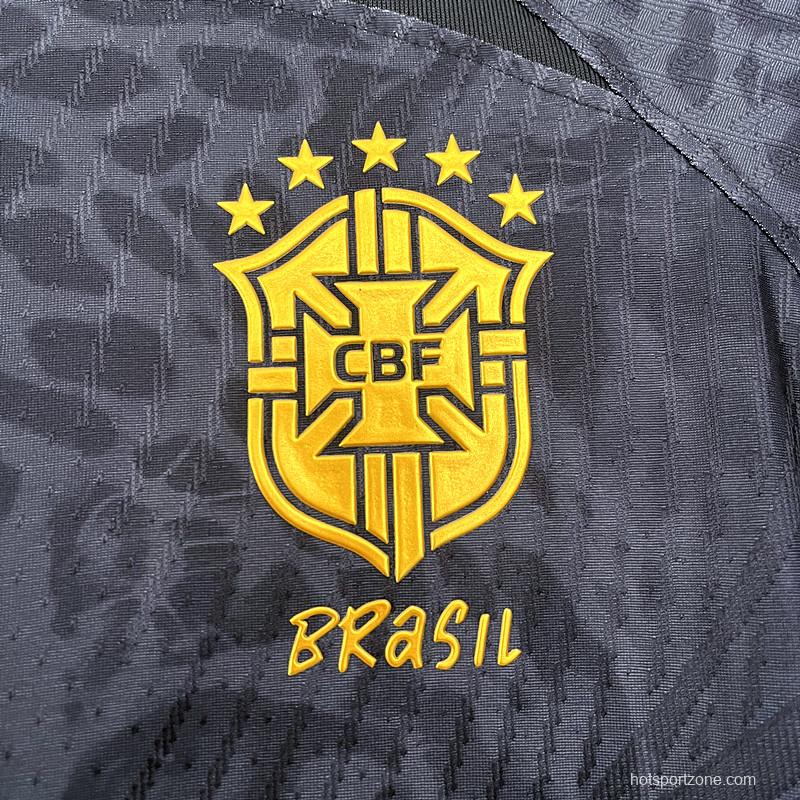 Women  2022 Brazil Black Concept Jersey