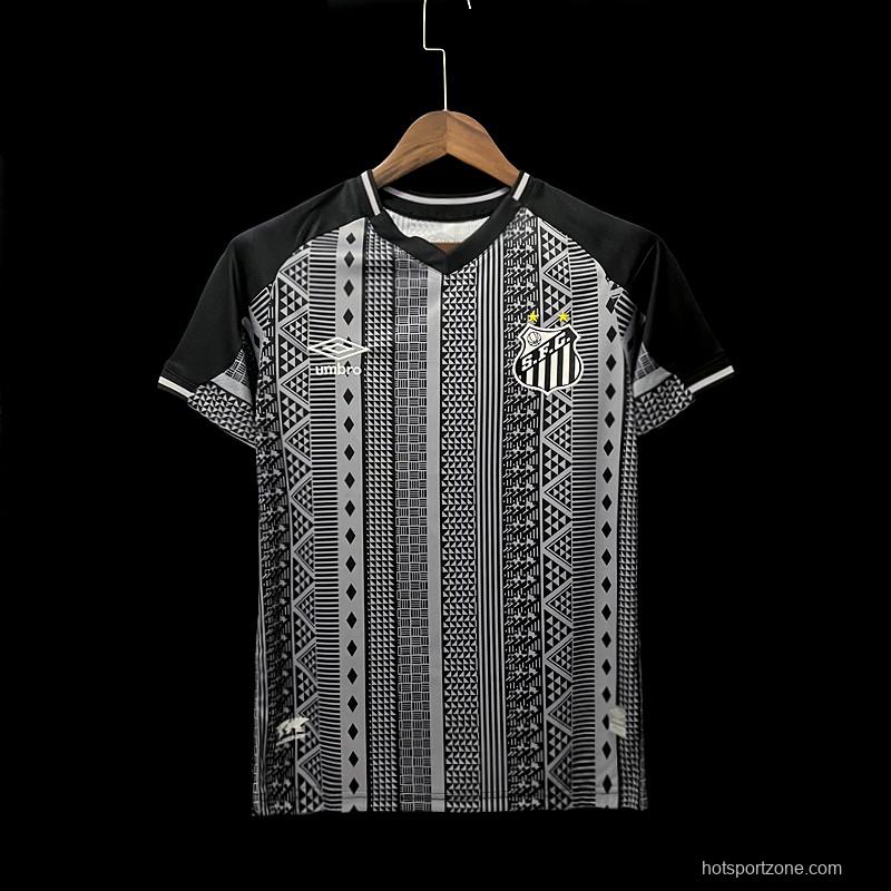 22/23 Santos Third Black Jersey