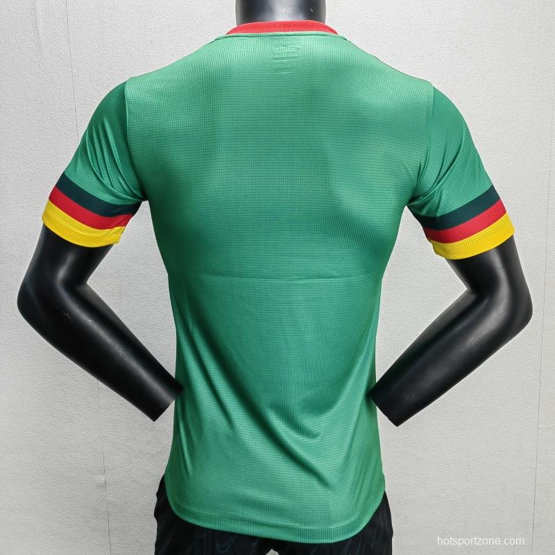 Player Version 2022 Cameroon Home Green Jersey