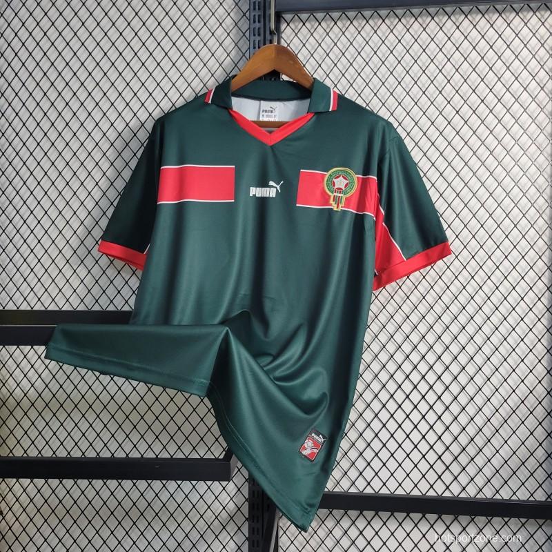 Retro 1998 Morocco Home Soccer Jersey