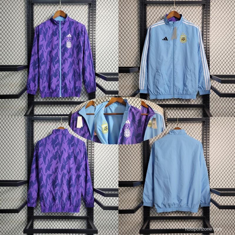 3-star 2023 Argentina Reversible Windbreaker