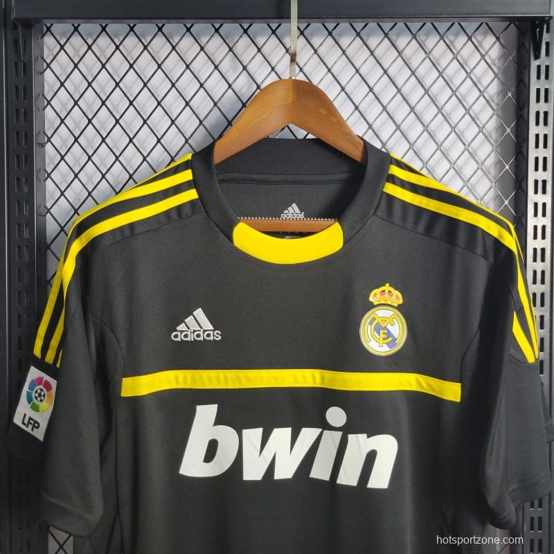Retro 2011/12 Real Madrid Black Goalkeeper Jersey