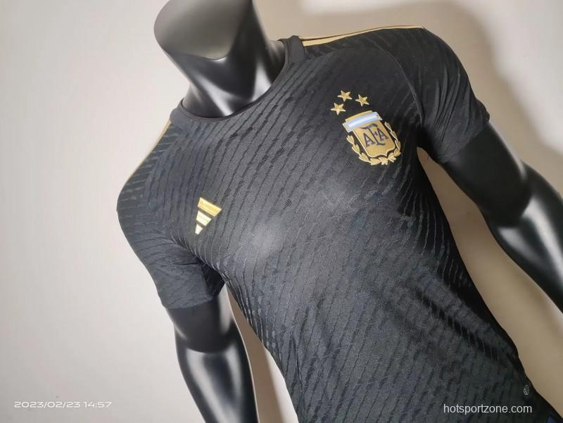Player Version 3 Argentina 2022 Argentina Black Special Jersey