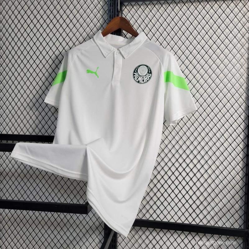 23-24 Palmeiras Training White POLO Jersey