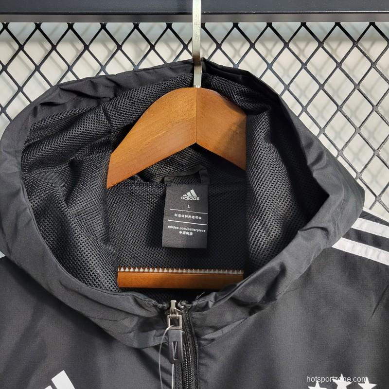 2023 Germany Black Windbreaker