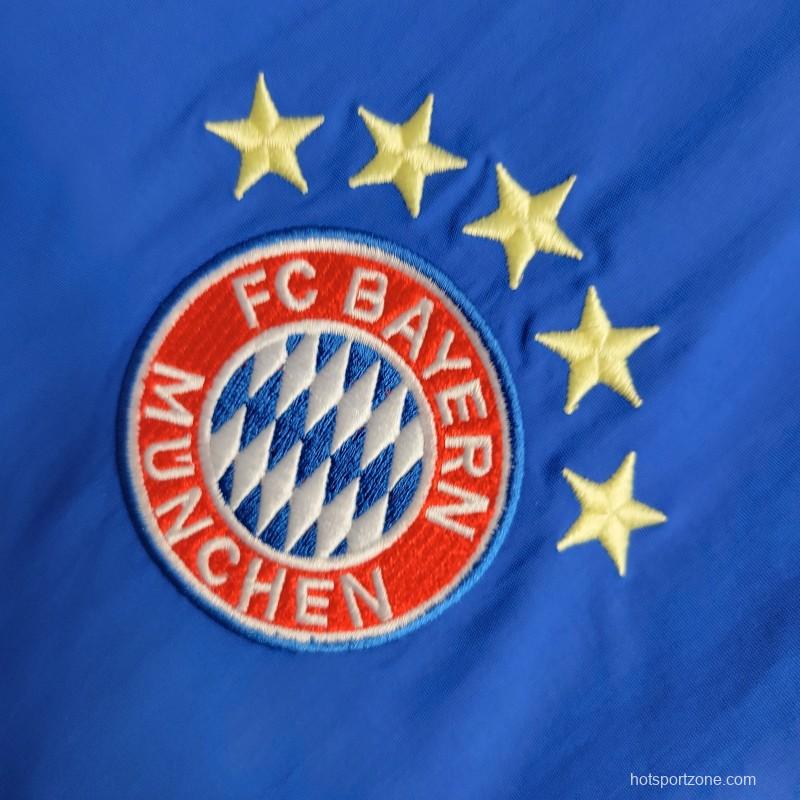 23-24 Bayern Munich Blue Reversible Windbreaker