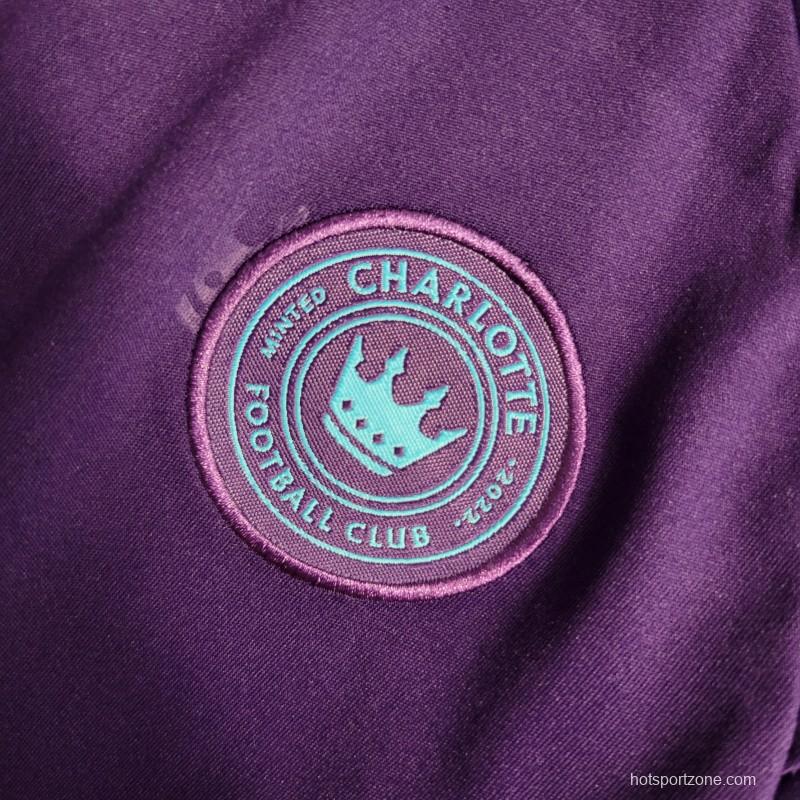 23-24 KIDS Charlotte Away Purple Jersey Size 16-28