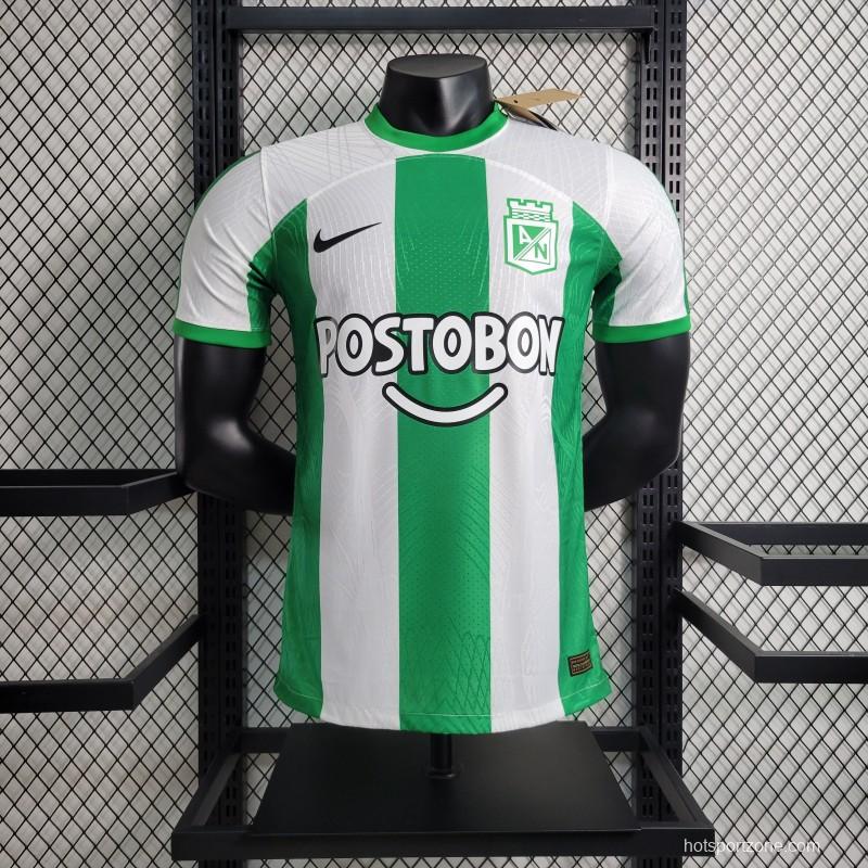 Player Version 23-24 Atlético Nacional Home Jersey