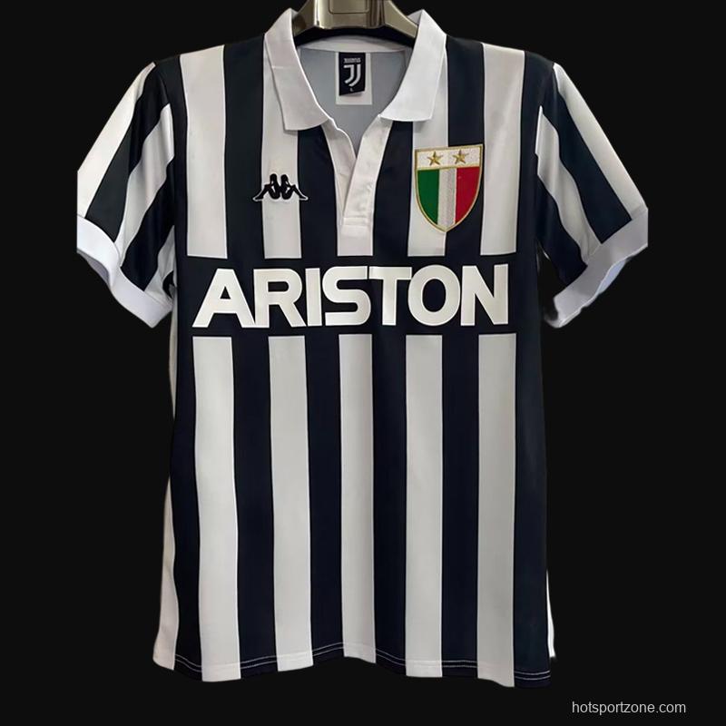 Retro 84/85 Juventus Home Jersey