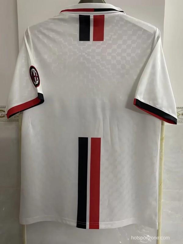 Retro 95/97 AC Milan Away White Jersey