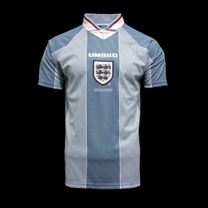 Retro 1996 England Away Soccer Jersey