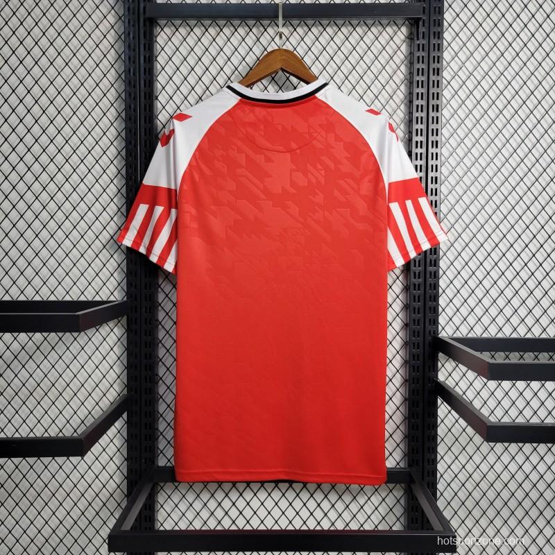 2023  Denmark Home Red Jersey
