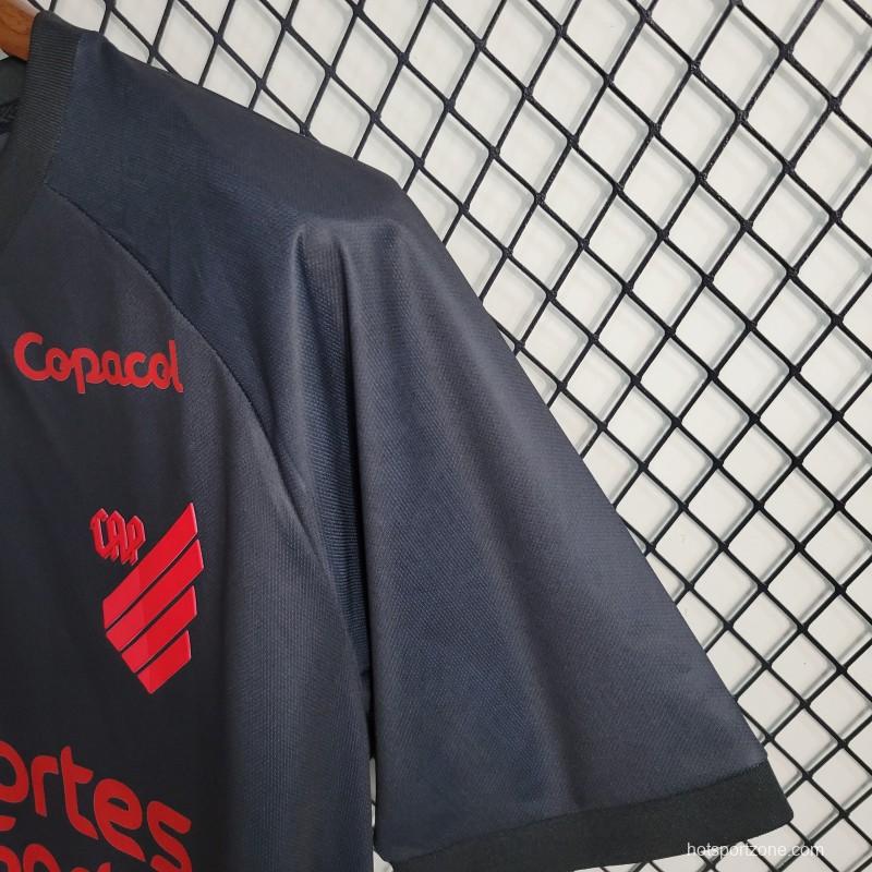 23-24 Athletico Paranaense Away Black/Red Jersey
