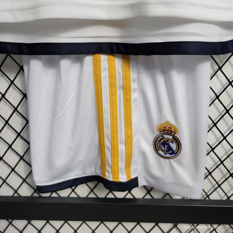 23-24 Kids Real Madrid Home Jersey Size 16-28