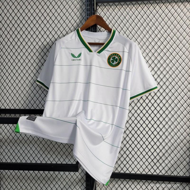 2023 Ireland Away White Soccer Jersey