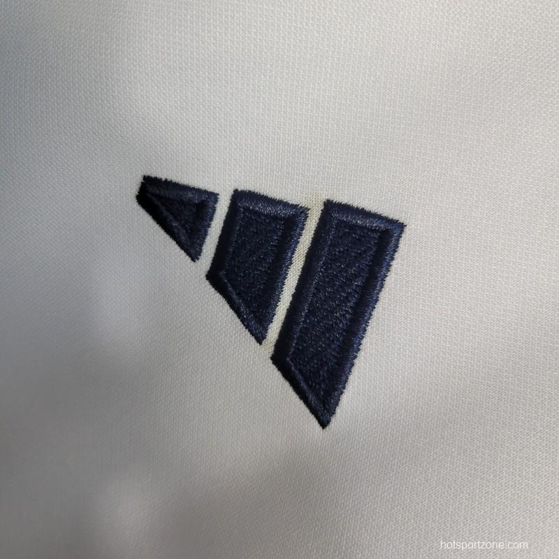 23-24 Cruzeiro White Full Zipper Training Jacket