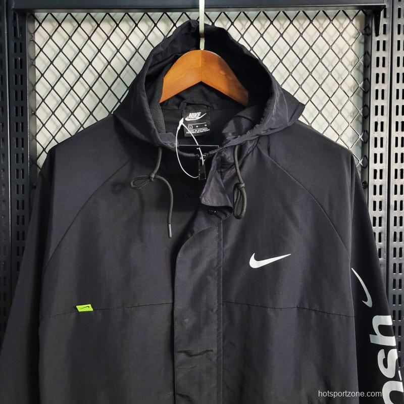 2023 Nike Black Hoodie Windbreaker