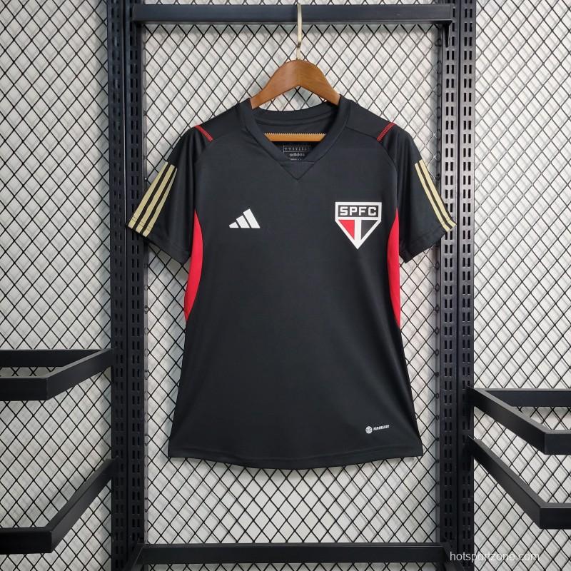 23-24 Women Sao Paulo Black Training Jersey