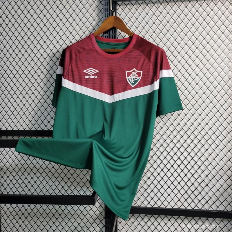 23-24 Fluminense Celestial Training Jersey Green+Red