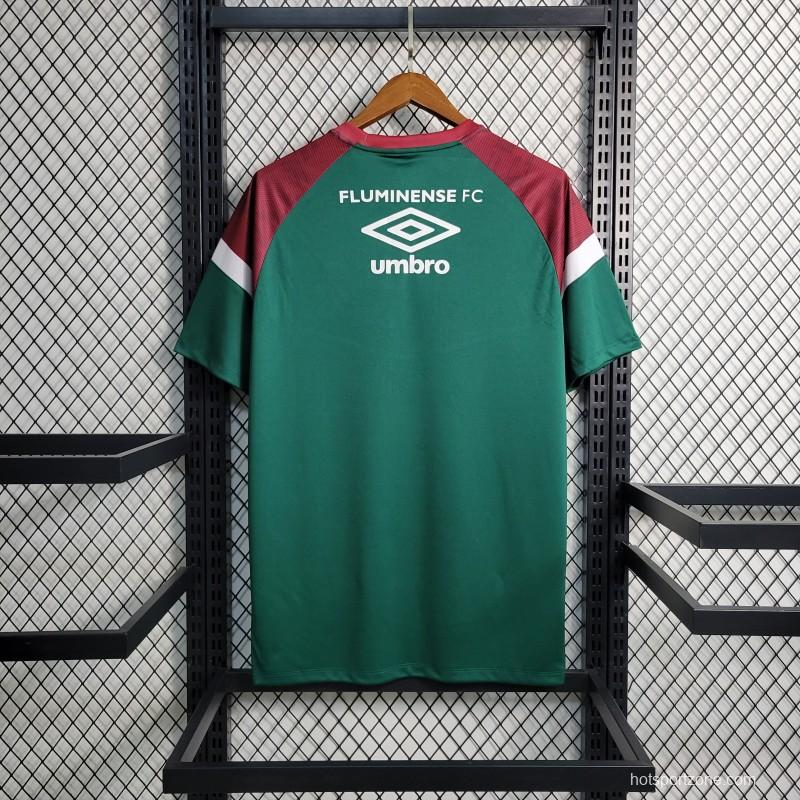 23-24 Fluminense Celestial Training Jersey Green+Red