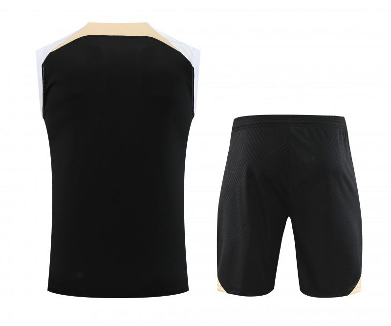 23-24 Chelsea Black White Vest Jersey+Shorts