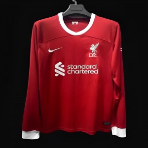 23/24 Liverpool Home Long Sleeve Jersey