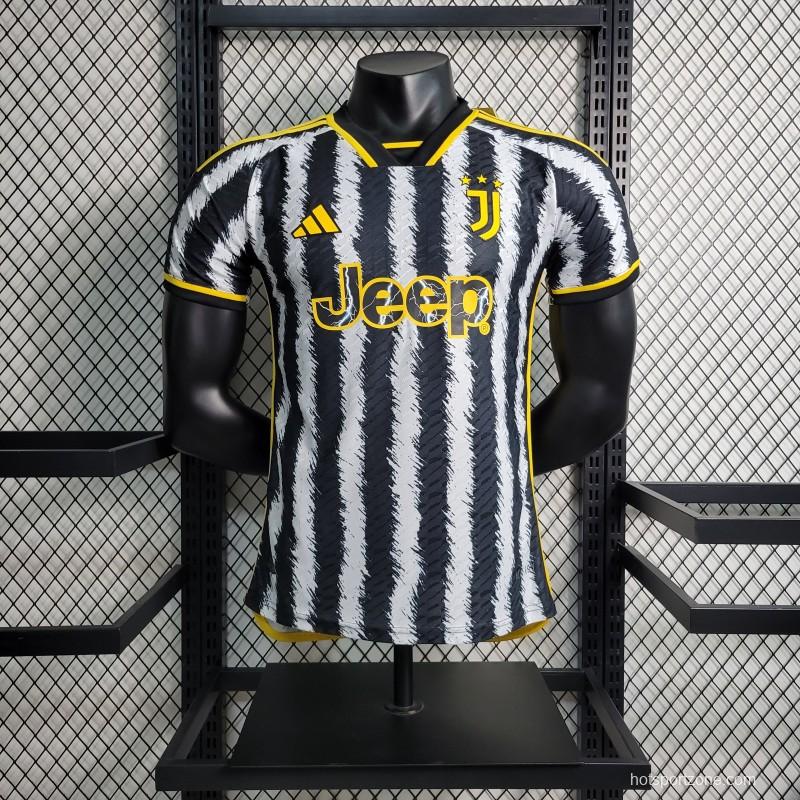 Player Version 23-24 Juventus Home Jersey