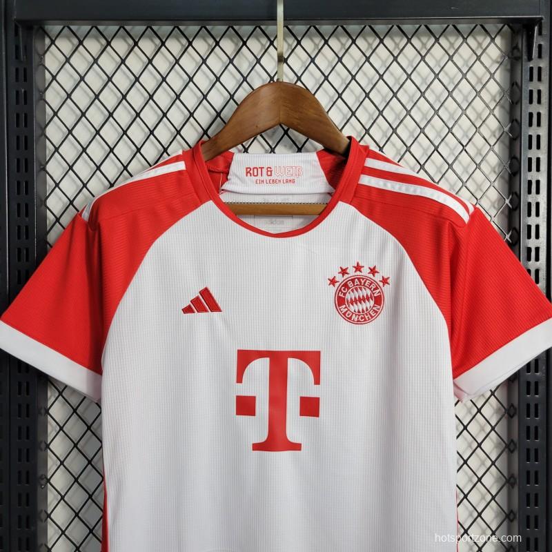 23-24 KIDS Bayern Munich Home Jersey