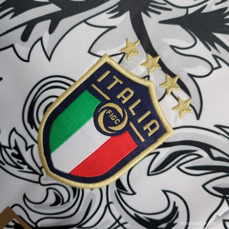 2023 Italy x Versace Special Edition White Jersey
