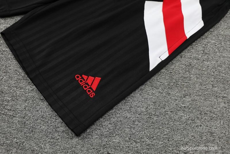 23-24 Manchester United Black Remake Icon Vest Jersey+Shorts